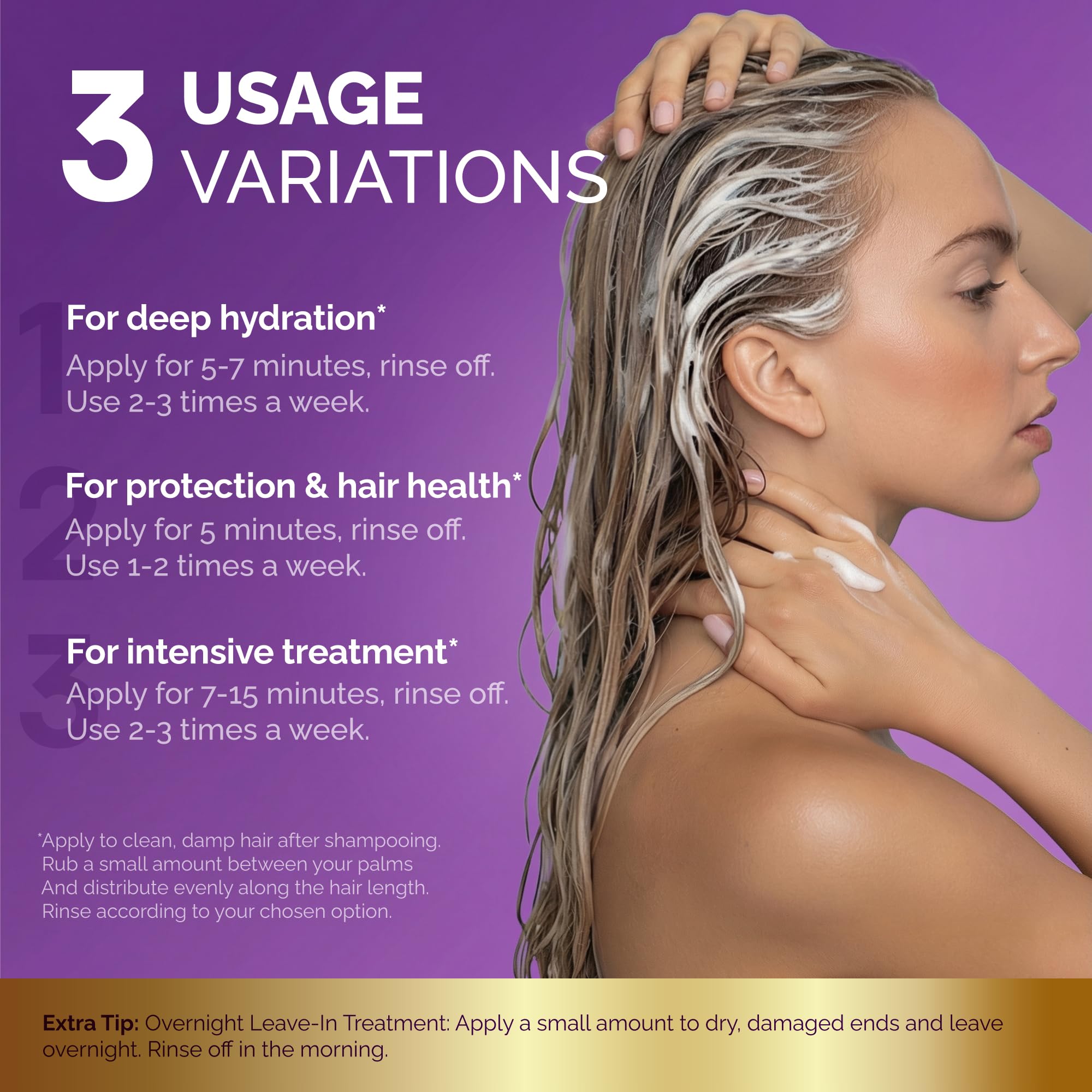 Nutraharmony Hydrating Hair Mask – Post-Relaxer Keratin-Biotin Conditioning for Damaged & Dry Color-Treated Hair