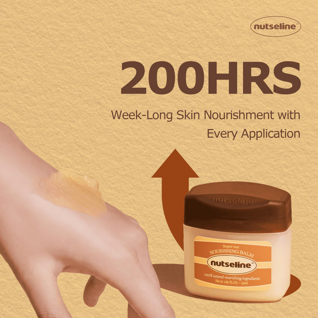 Nutseline Super Nut Nourishing Balm – Vegan, Petroleum-Free Moisturizer for Dry & Sensitive Skin (50ml)