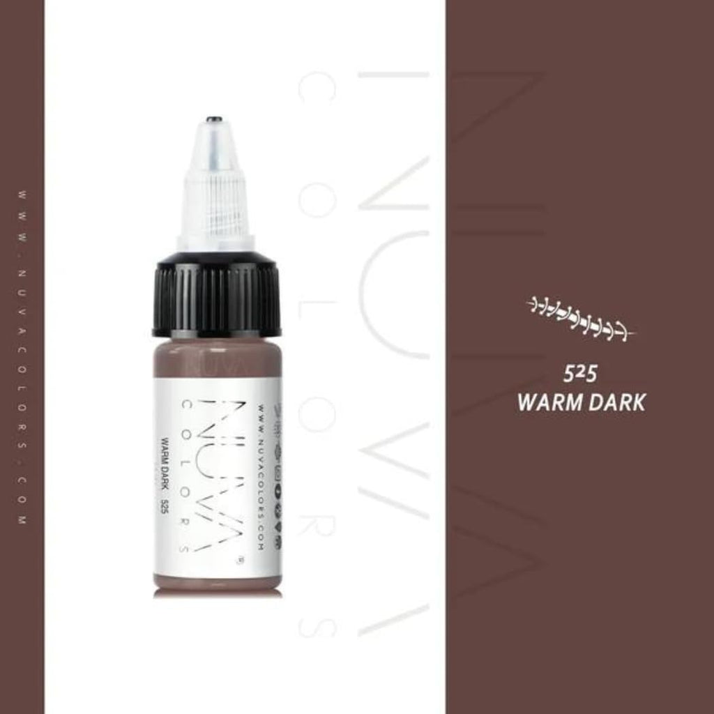 Nuva Pigments for PMU Scar Procedures — Customizable, Cool Undertone (Warm Dark)