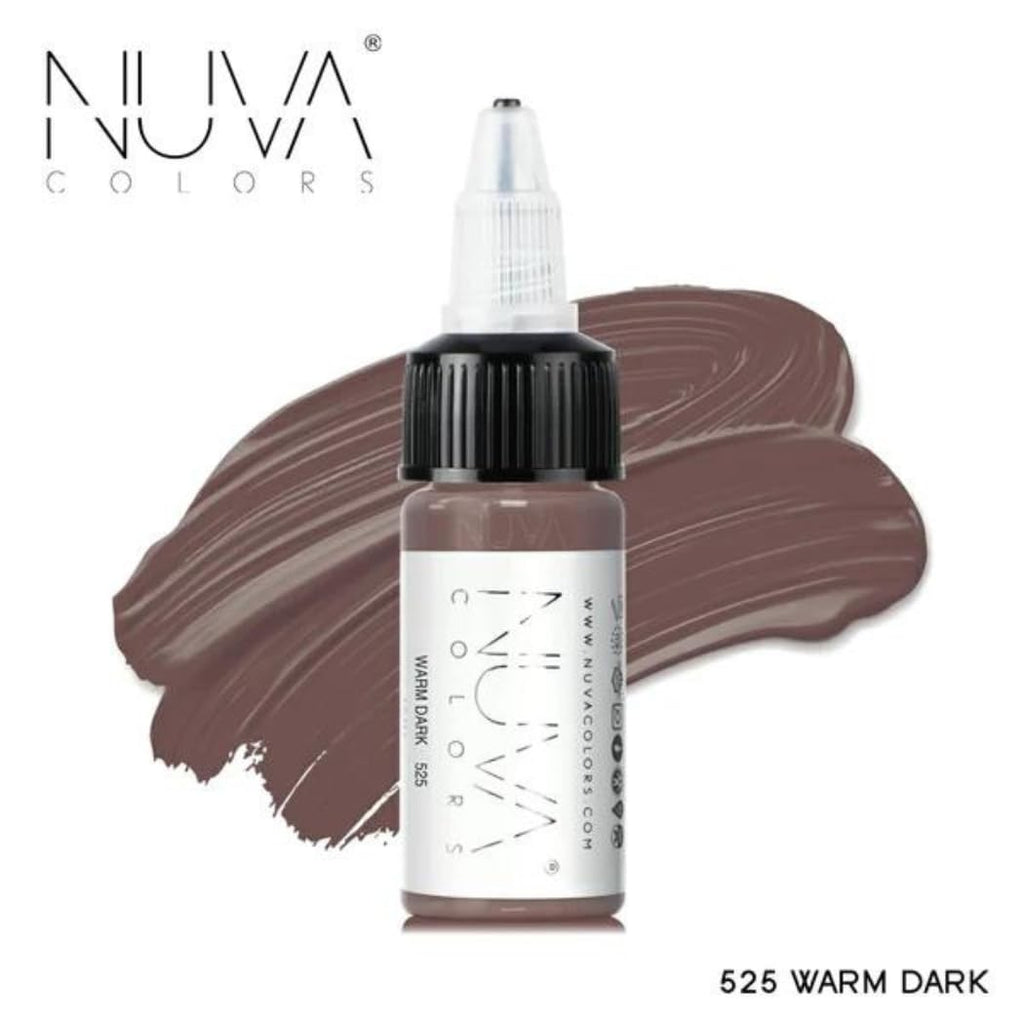 Nuva Pigments for PMU Scar Procedures — Customizable, Cool Undertone (Warm Dark)