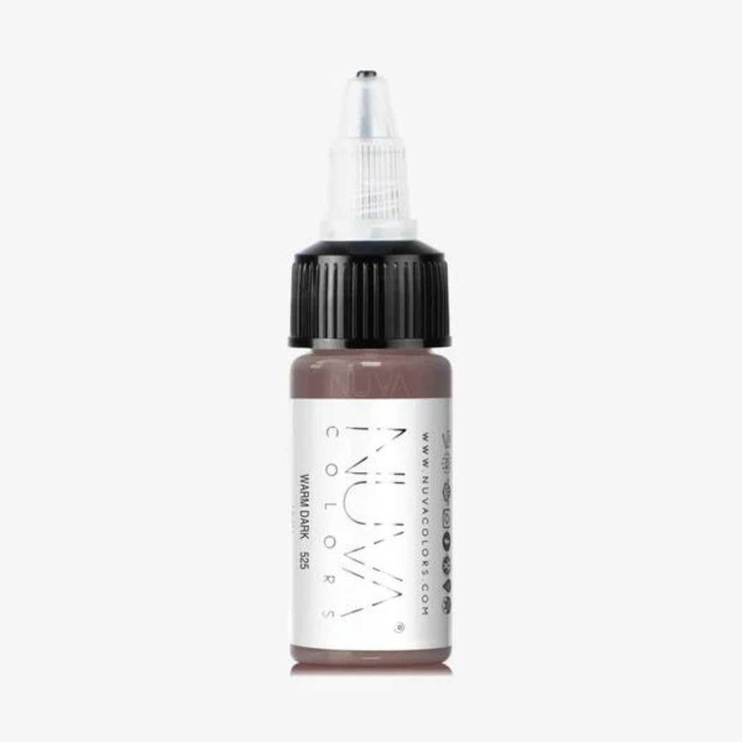 Nuva Pigments for PMU Scar Procedures — Customizable, Cool Undertone (Warm Dark)