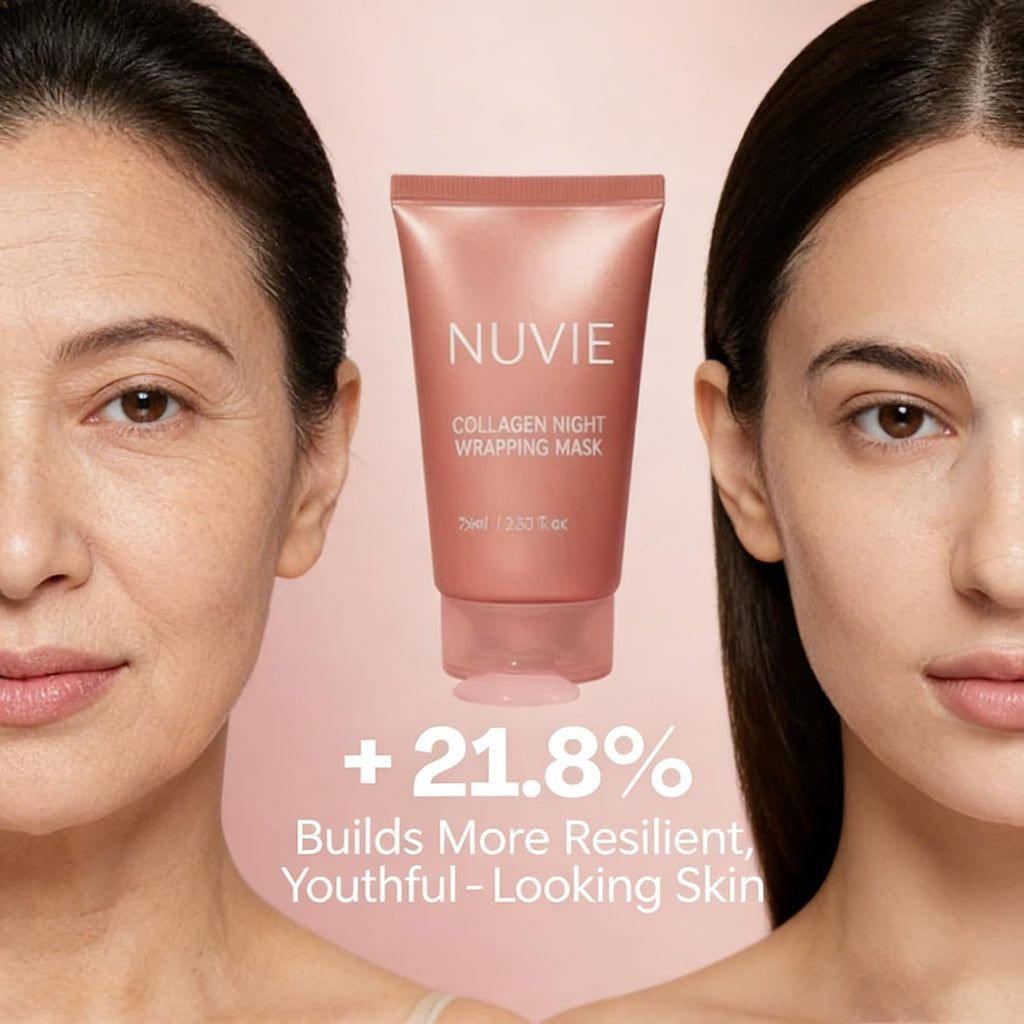 Nuvie Collagen Overnight Peel Mask – Hydration & Elasticity (2.53 oz)