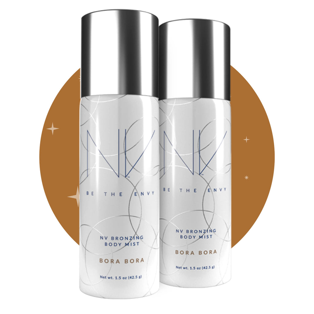 NV BE THE ENVY Be the Envy NV Bronzing Body Mist – Bora Bora | Buildable Coverage & Airbrush Finish | 2 x 1.5 oz