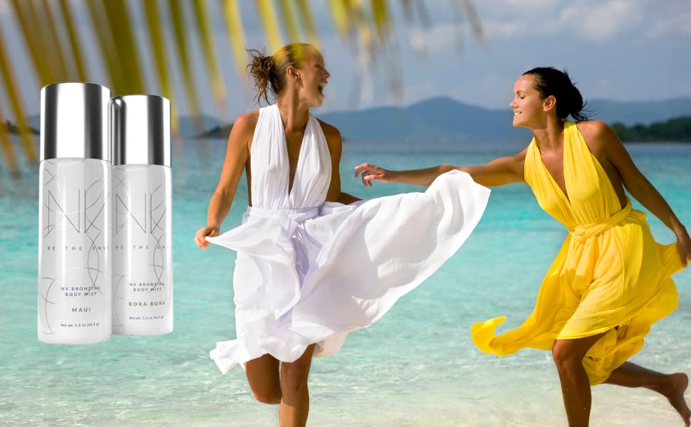 NV BE THE ENVY Be the Envy NV Bronzing Body Mist – Bora Bora | Buildable Coverage & Airbrush Finish | 2 x 1.5 oz