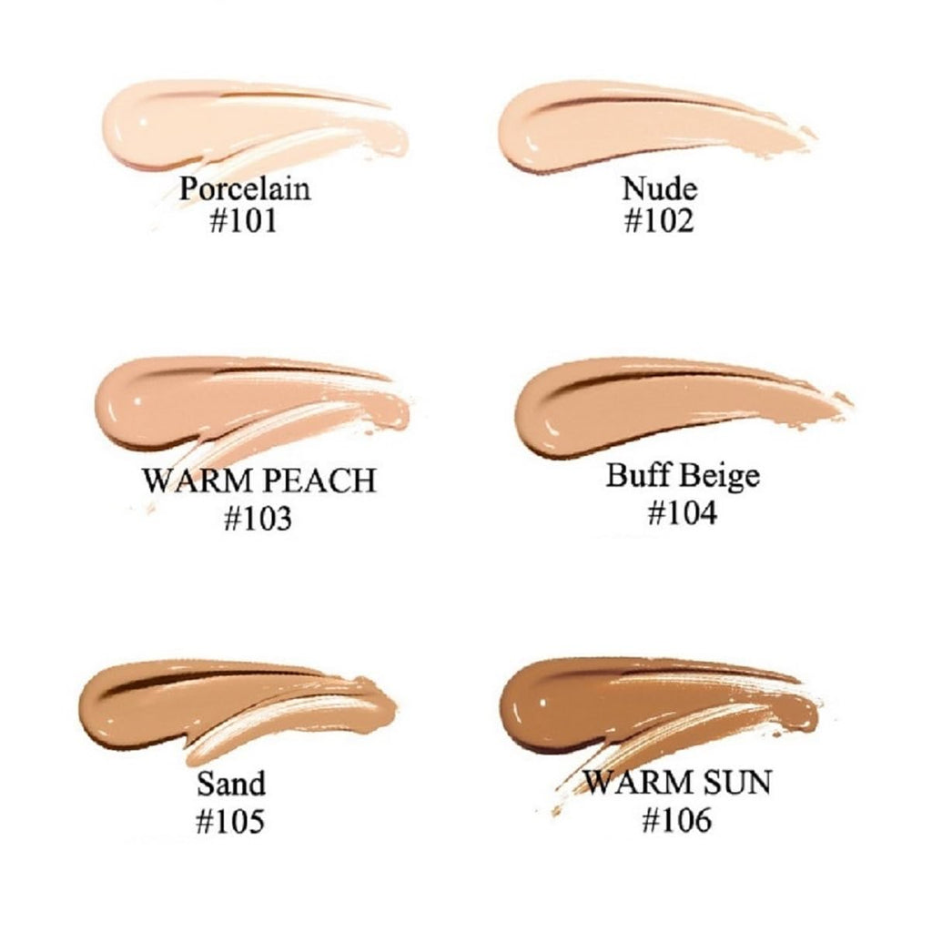 nvyue PHOERA Foundation 2-Pack: Matte Oil-Control, Waterproof Long-Wear Liquid Foundation in Buff Beige & Sand