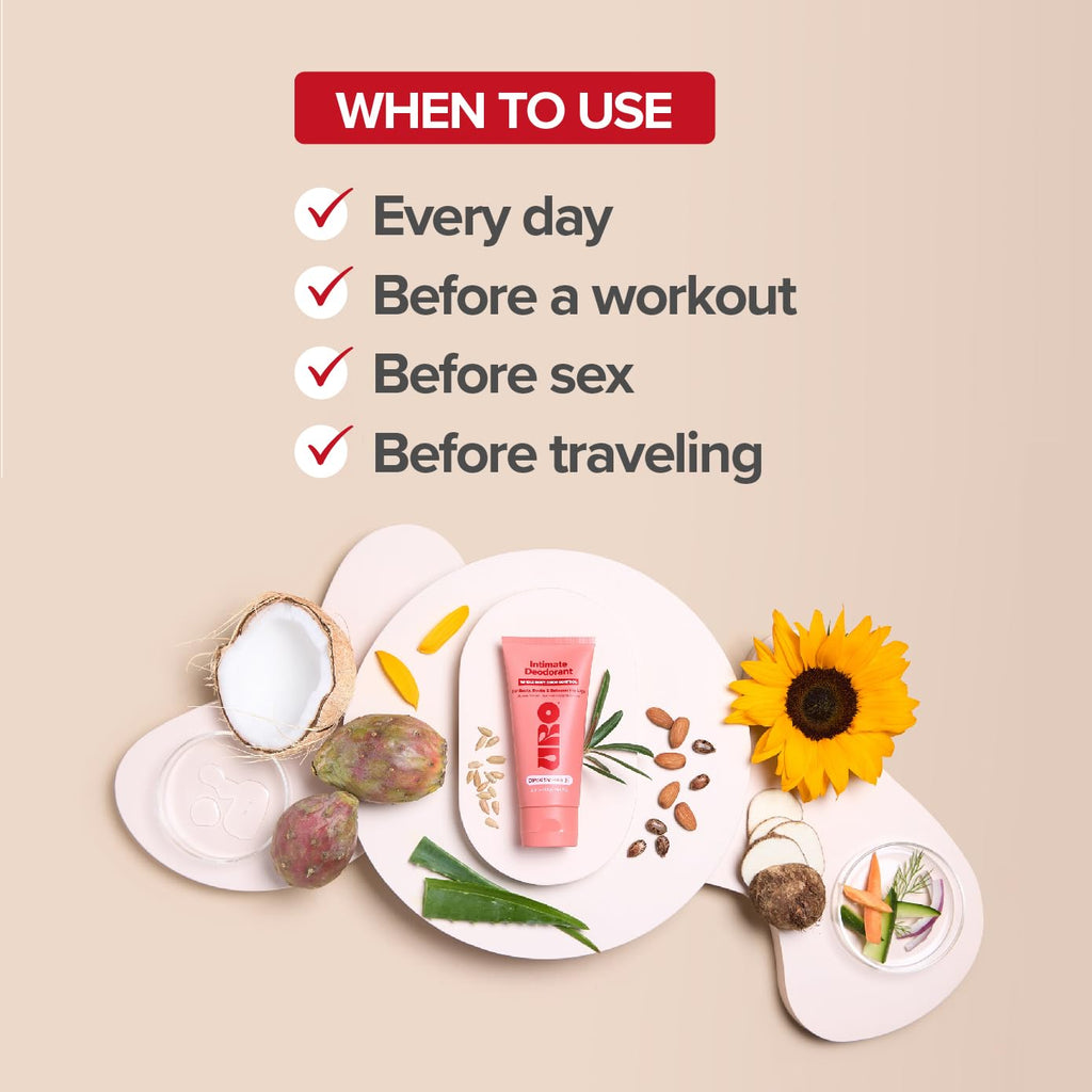 O Positiv URO Intimate Whole Body Deodorant Cream – Aluminum-Free, Unscented, Dermatologist Tested, 3 oz