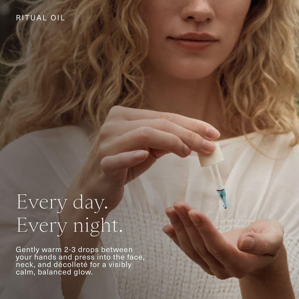 Oak Essentials Ritual Oil – Lightweight Blue Tansy Facial Oil for Balance & Radiance