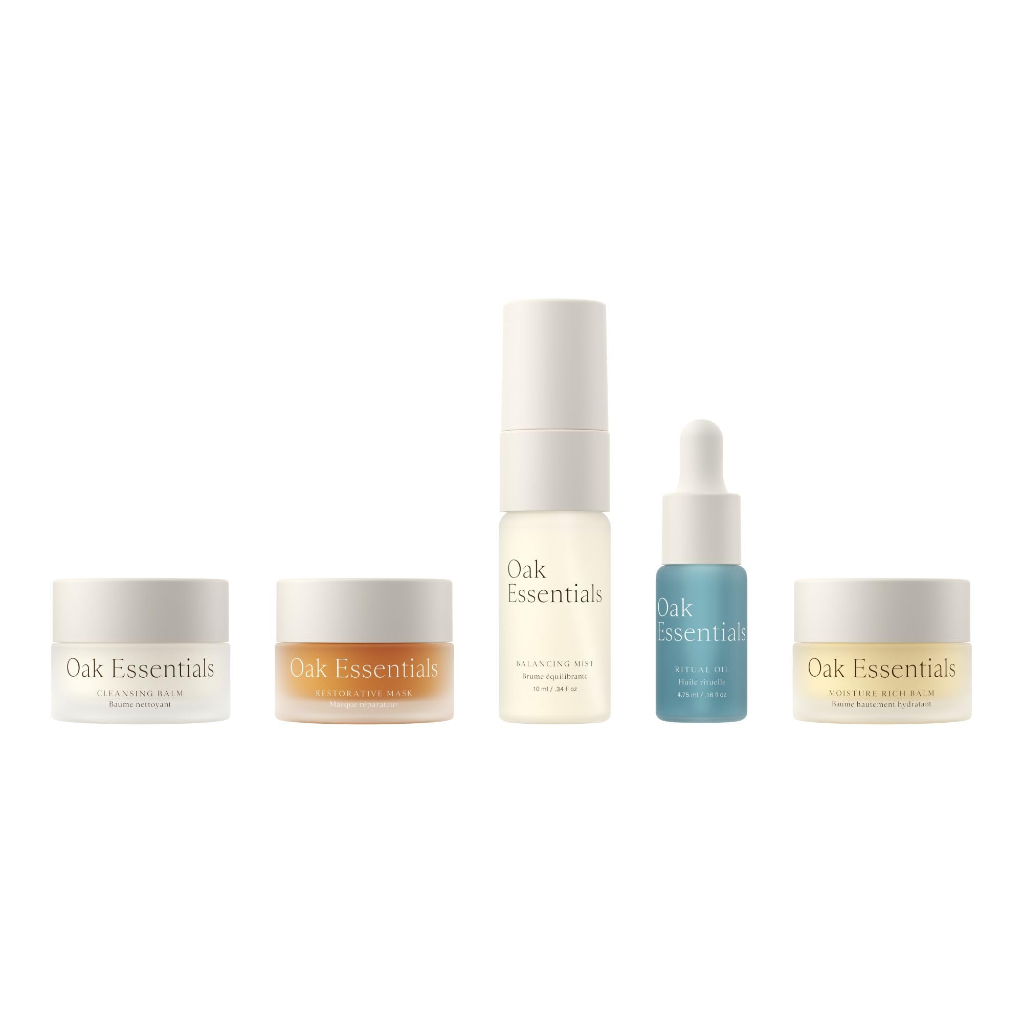 Oak Essentials Mini Routine — Clean Hydrating Travel-Size Skincare Set