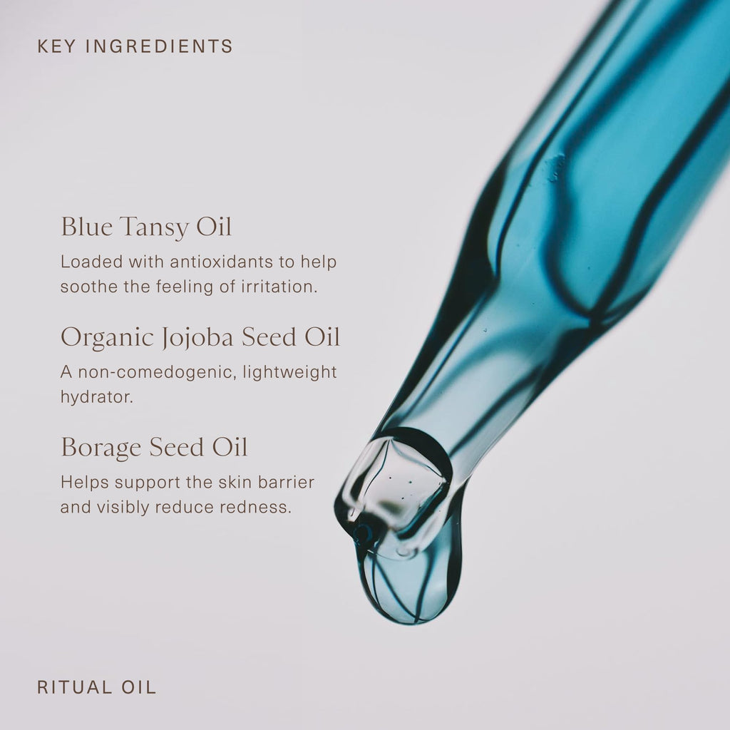 Oak Essentials Ritual Oil – Lightweight Blue Tansy Facial Oil for Balance & Radiance