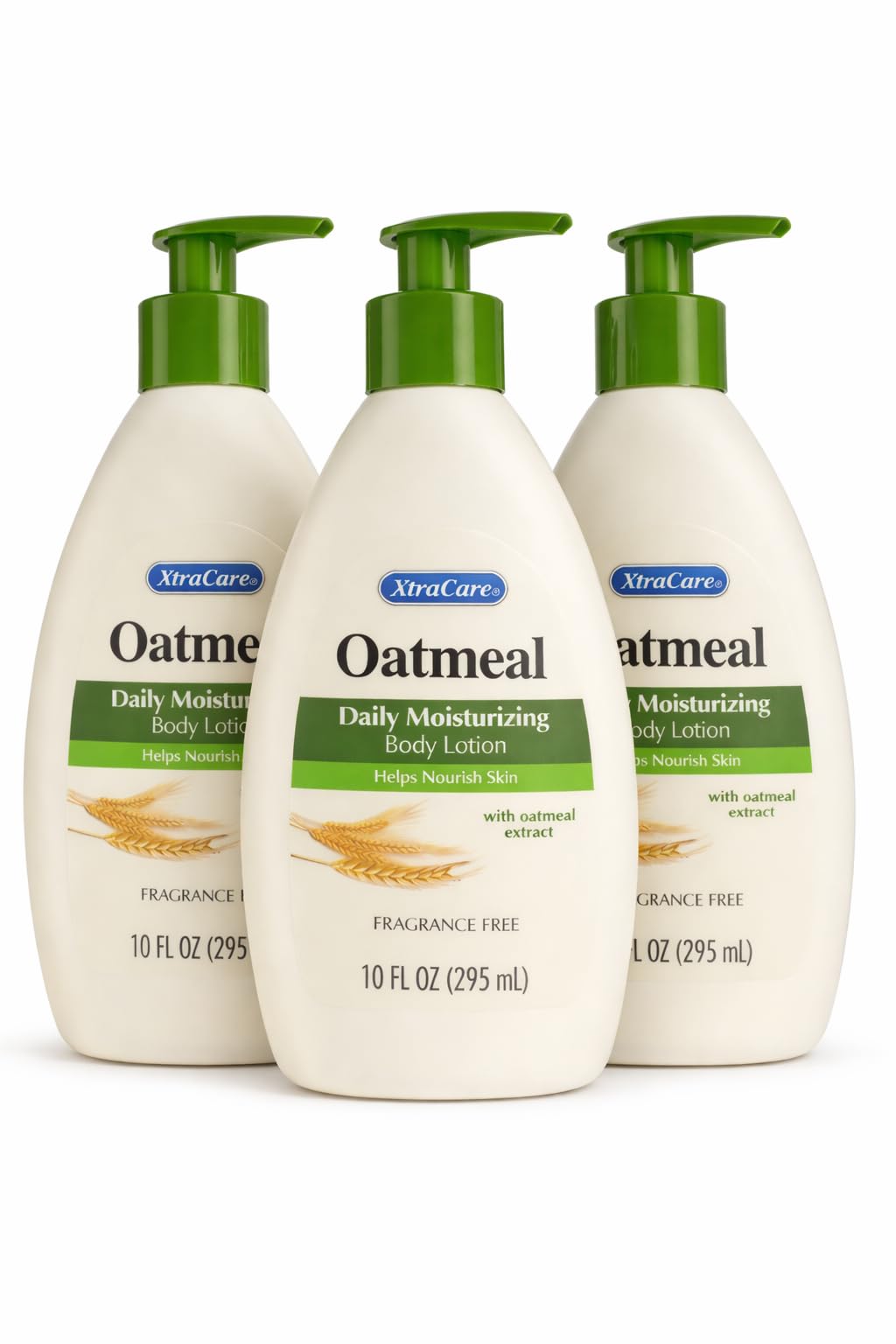 oatmeal Xtra.care Daily Moisturizing Body Lotion Extract – Soothing Hydration for Dry & Sensitive Skin, 3 x 10 oz