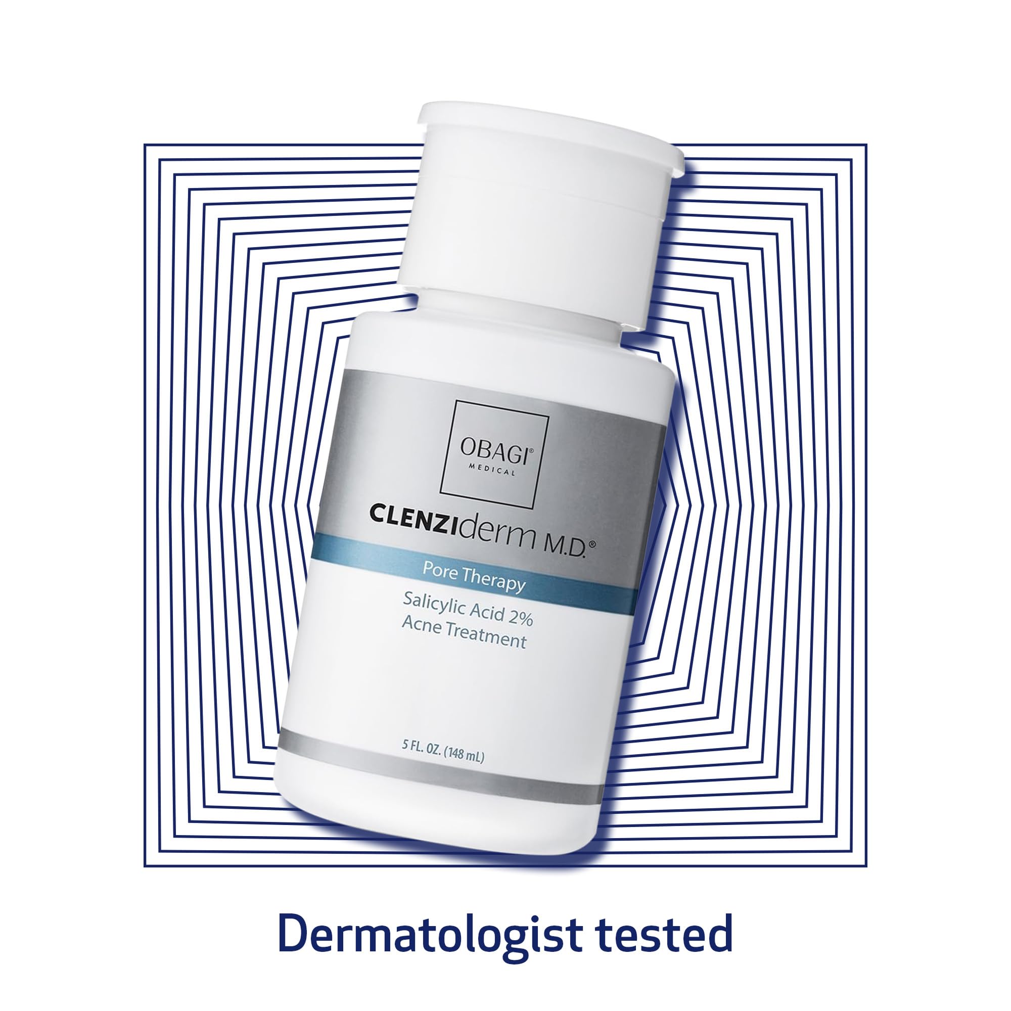 Obagi CLENZIderm M.D. Pore Therapy Toner – 2% Salicylic Acid Acne Treatment (2-Pack)