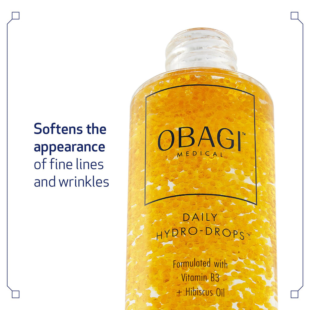 Obagi Daily Hydro-Drops Hydrating Facial Serum for Dry Skin — Hypoallergenic, 1 oz (Pack of 2)