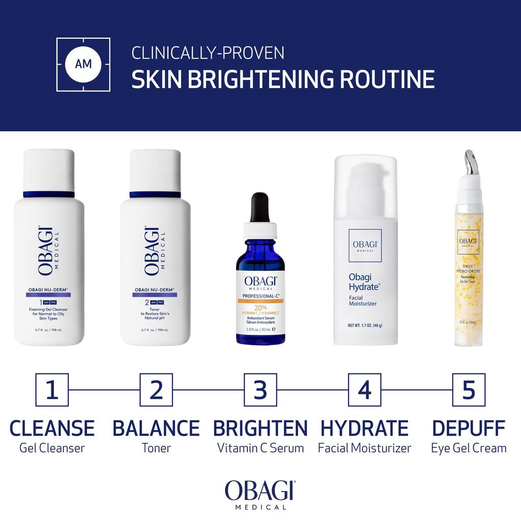 Obagi Medical Professional-C 20% Vitamin C Serum – Brightens Tone & Diminishes Fine Lines – 0.42 oz