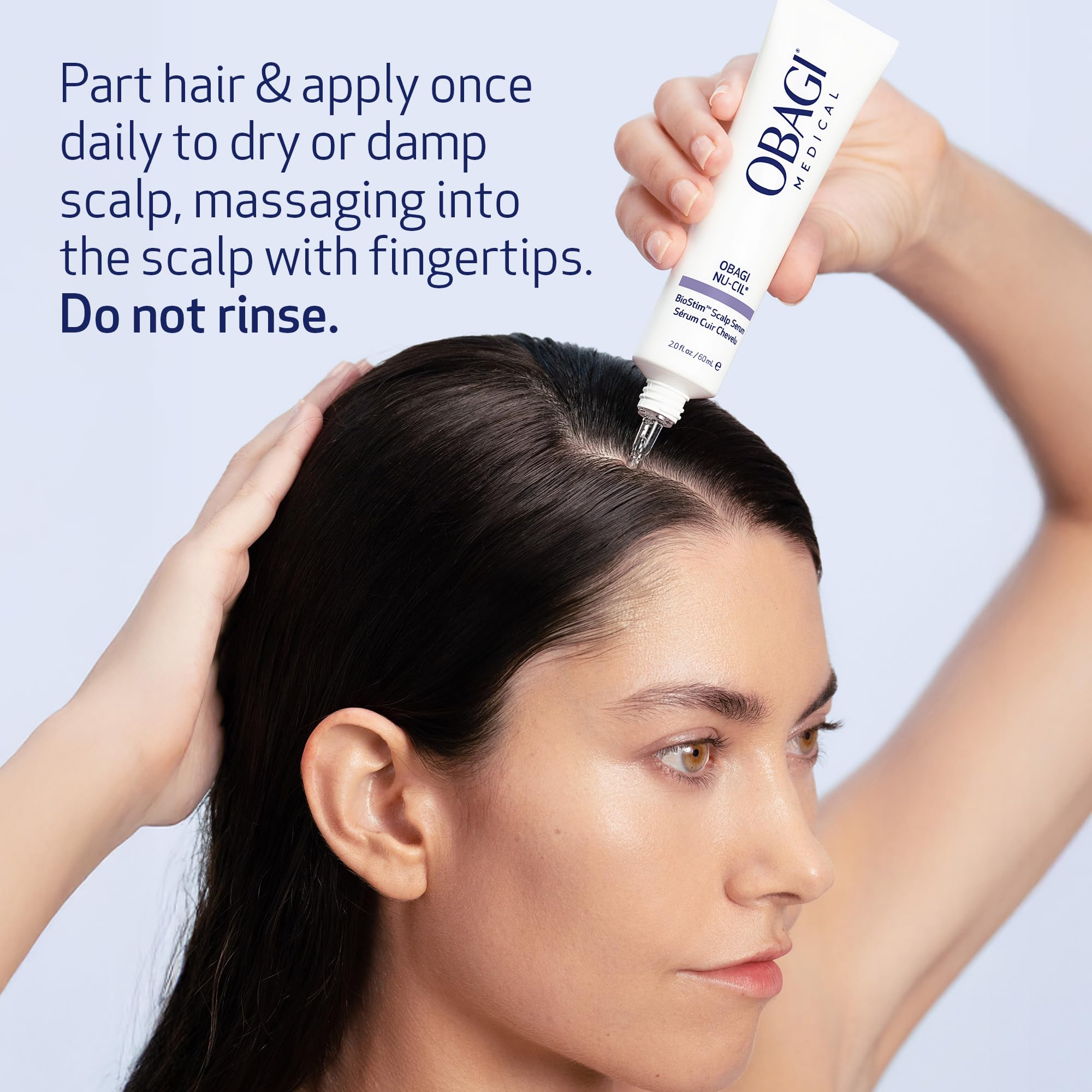 Obagi Nu-Cil BioStim Hair Serum with Biotin – Fuller, Denser Hair & Healthy Scalp (2 oz)
