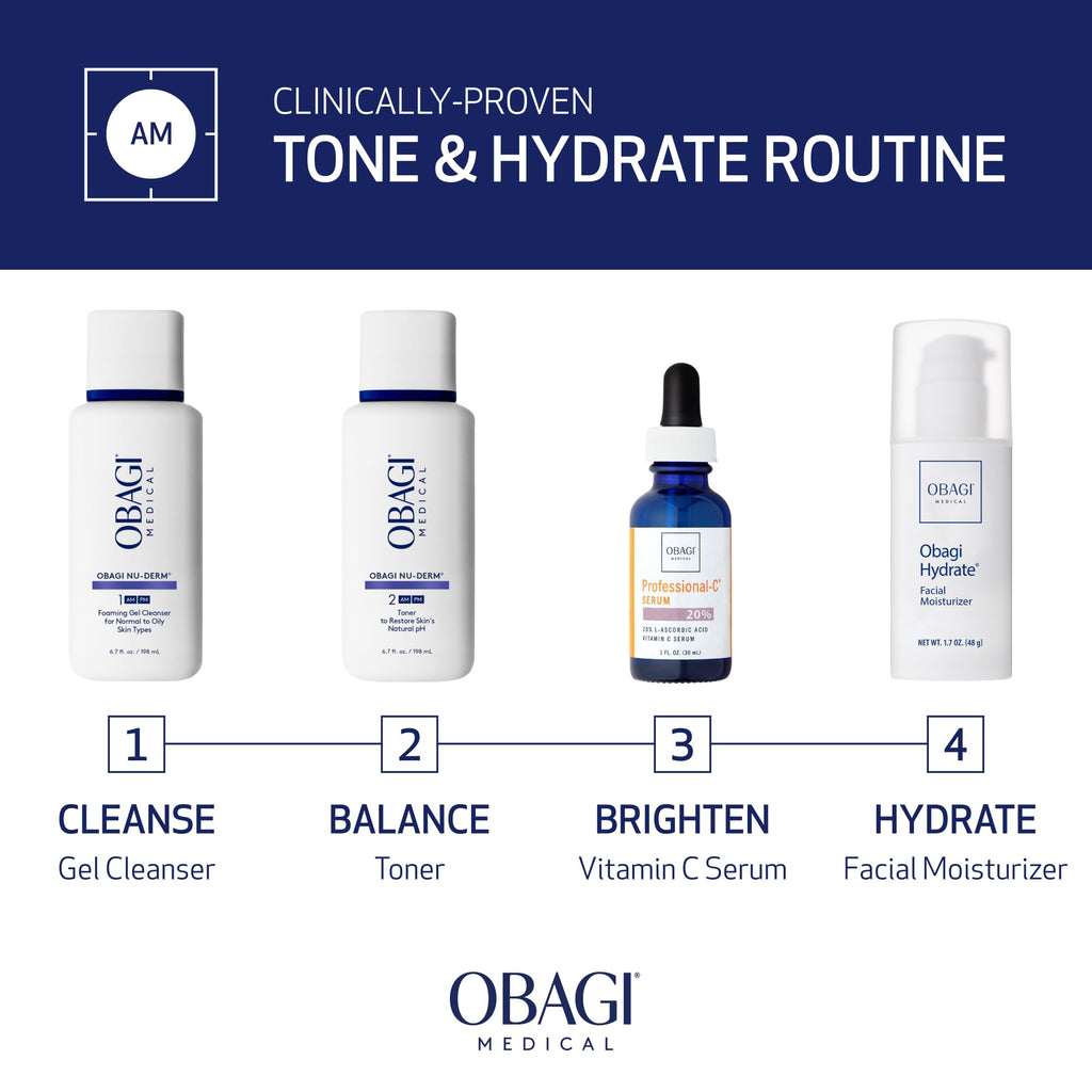 Obagi Nu-Derm Face Toner – Alcohol-Free Daily Toner with Witch Hazel & Aloe Vera | 6.7 oz