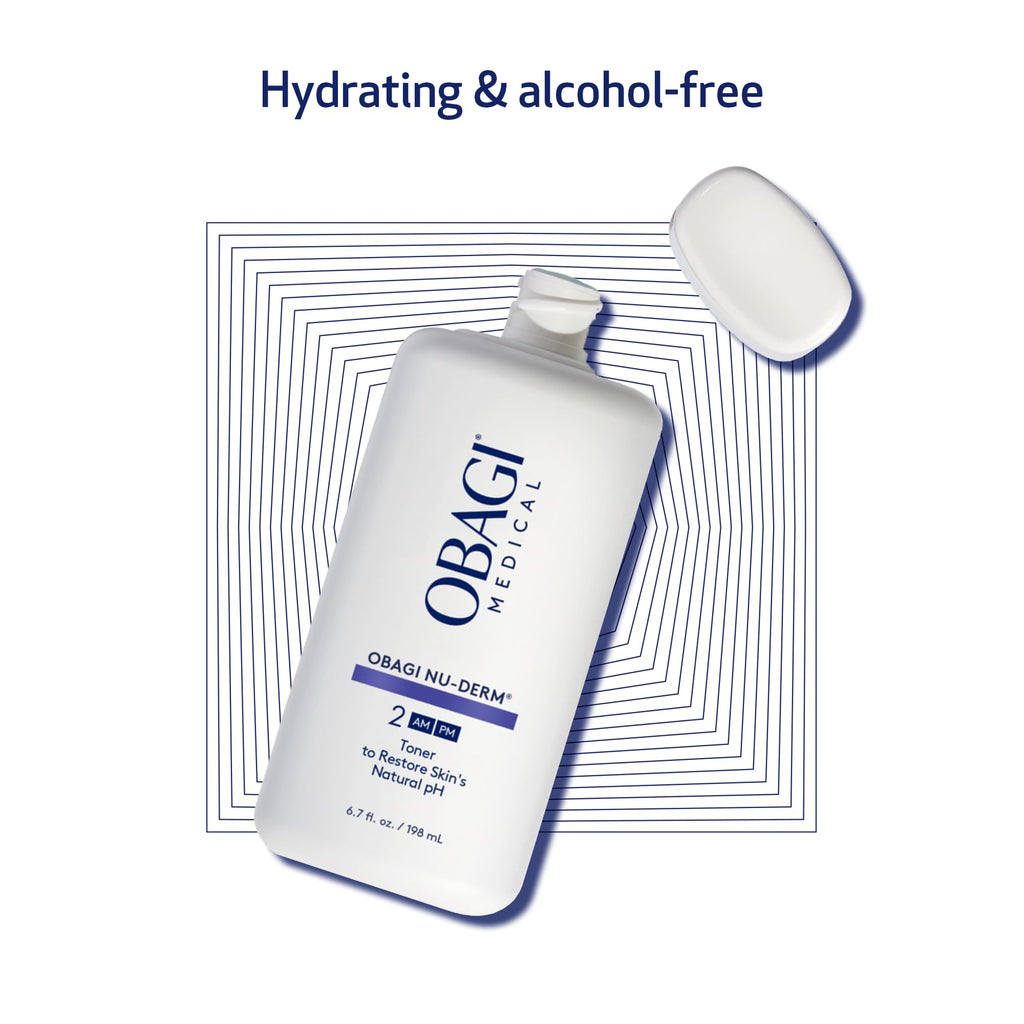 Obagi Nu-Derm Toner – Alcohol-Free Balancing Toner with Witch Hazel & Aloe, 2 oz Travel Size