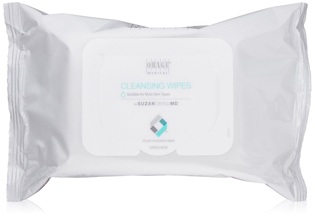 Obagi Medical On the Go Cleansing & Makeup Removing Wipes – 25 Count