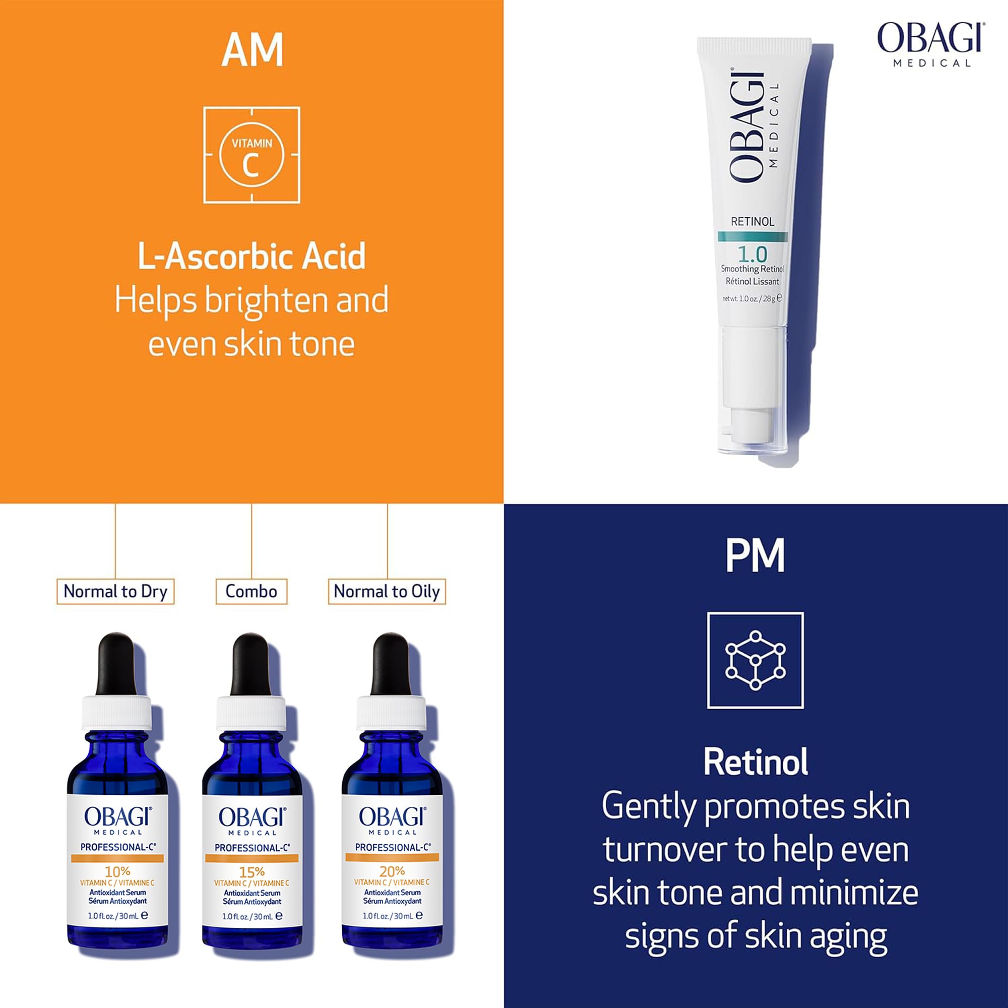 Obagi Professional-C 10% Vitamin C Serum – Brighten and Smooth Skin