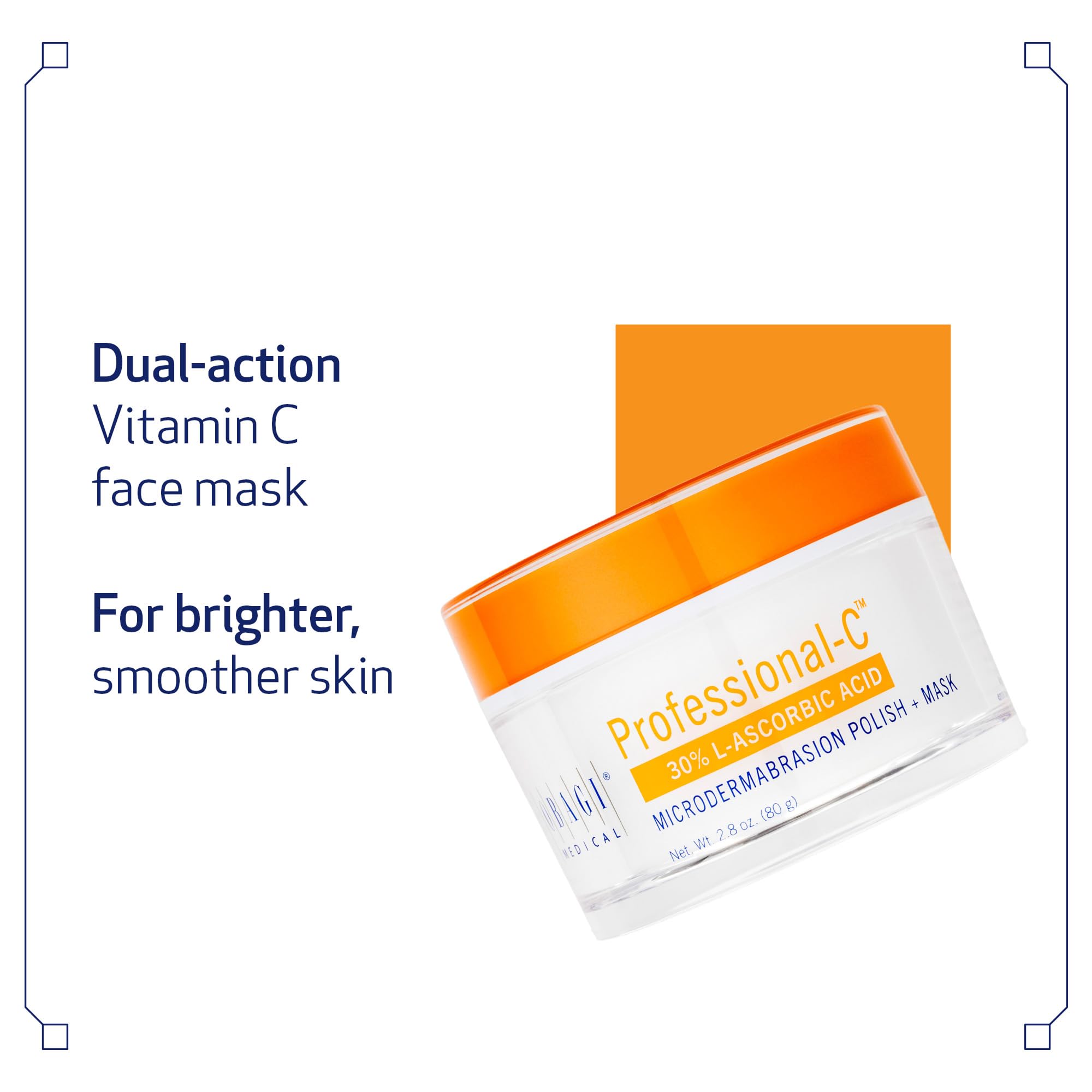 Obagi Medical Professional-C Microdermabrasion Polish + Mask – Dual Action Vitamin C Facial (2.8 oz)