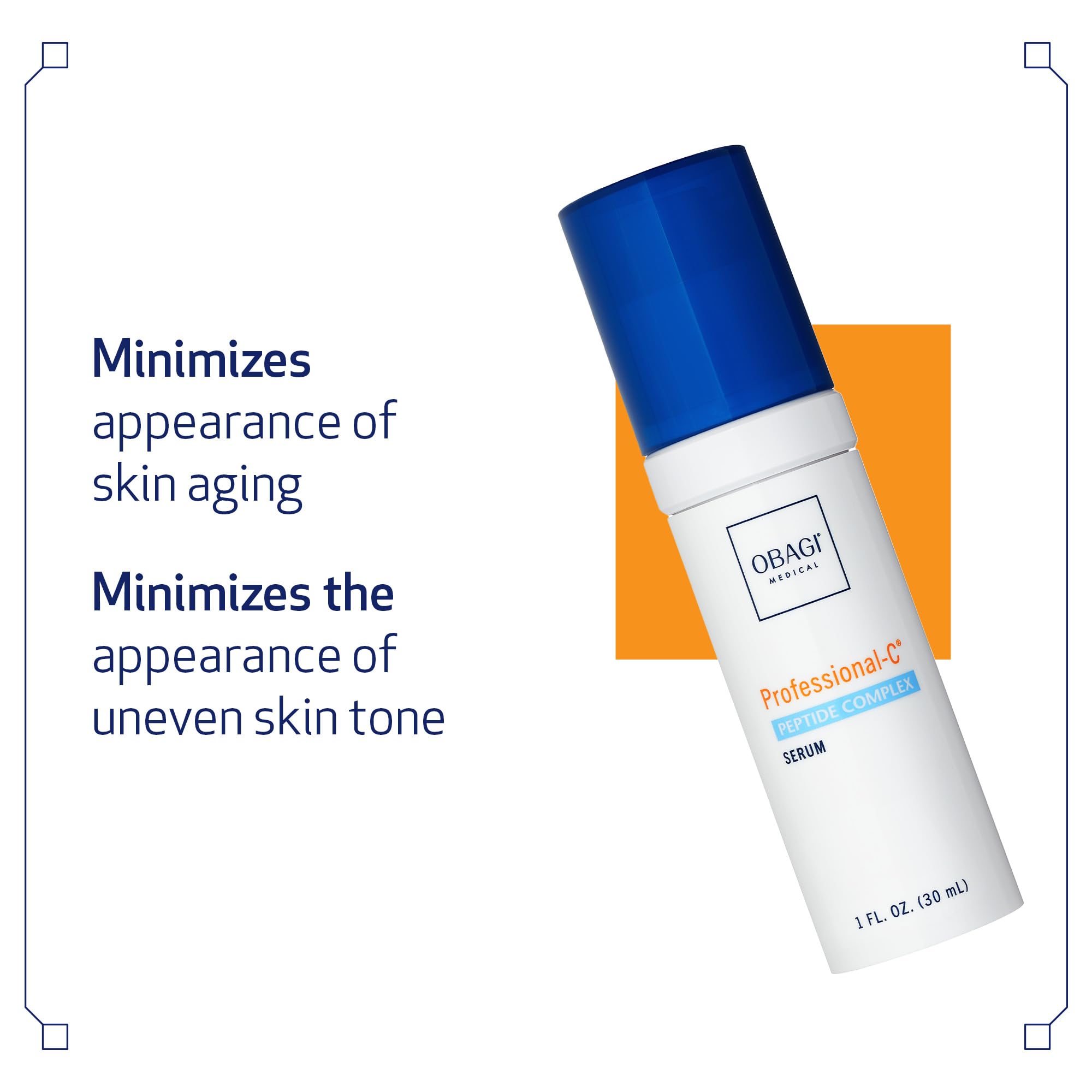 Obagi Professional-C Peptide Complex Serum – Improve Firmness, Tone & Fine Lines – 1 oz
