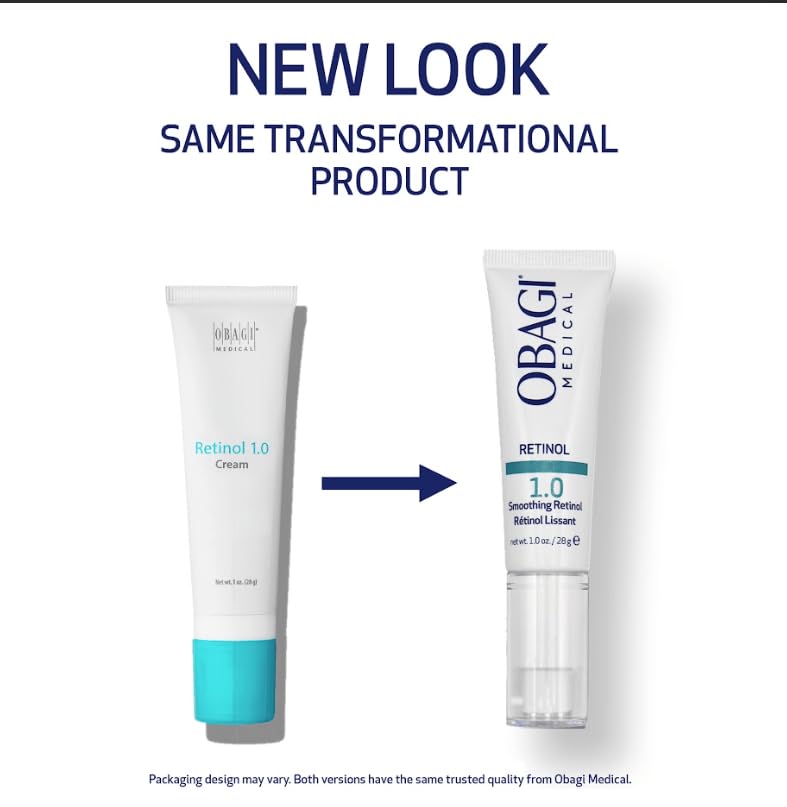 Obagi Medical Retinol 1.0 Cream – High Concentration Retinol for Smoother Skin & Fine Lines | 1 oz