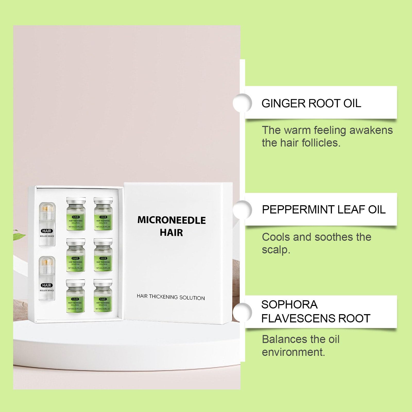 Obemary Hair Regrowth System — Nourishing Infuse Hair Growth Serum with Biotin