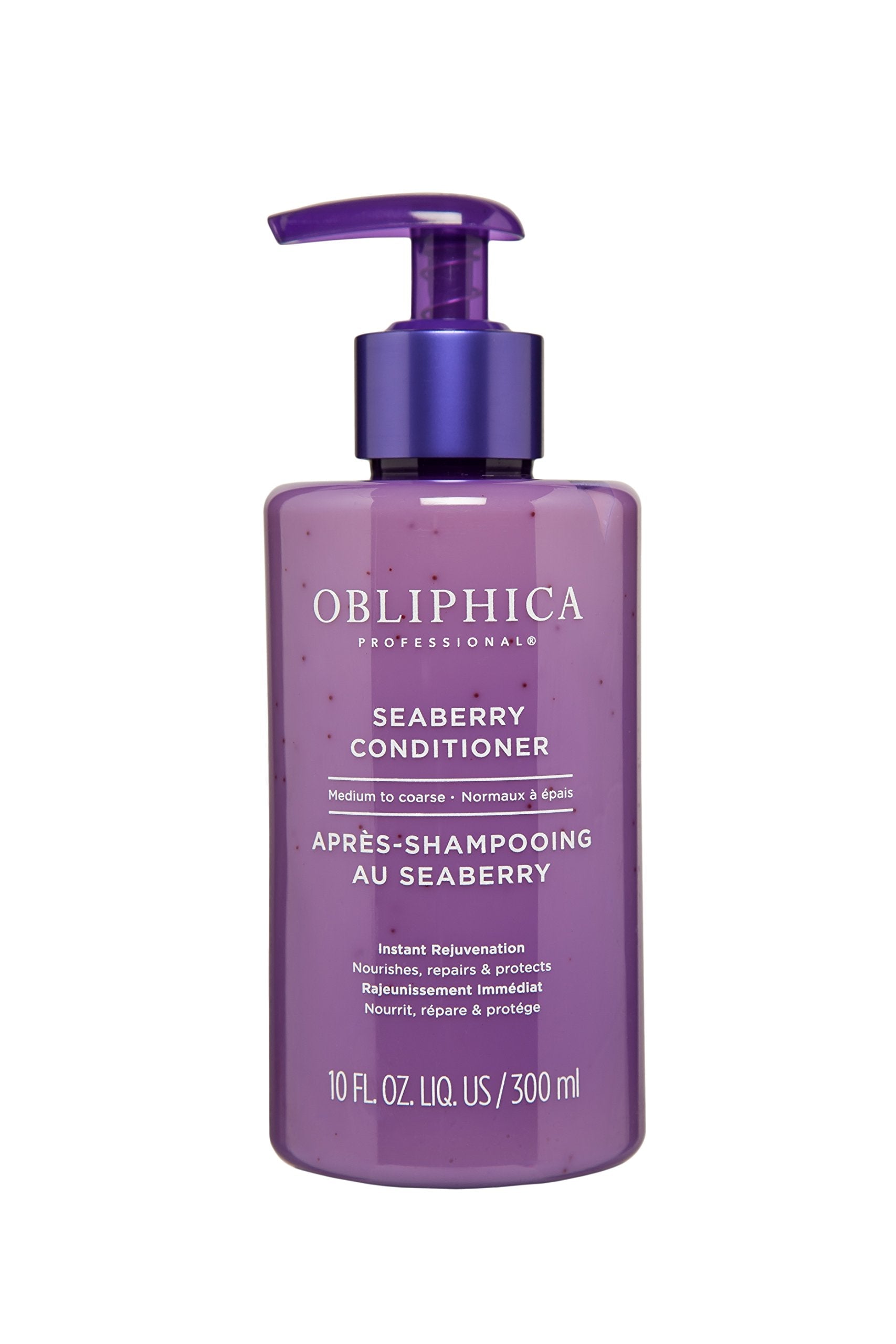 Obliphica Seaberry Conditioner for Wavy Hair — Frizz Control, Moisture & Growth Support (10 Fl Oz)