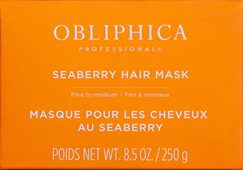 Obliphica Seaberry Hair Mask – Deep Conditioning for Dry & Damaged Hair | 8.5 oz