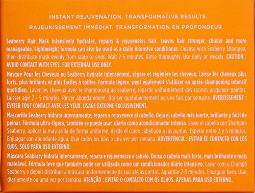 Obliphica Seaberry Hair Mask – Deep Conditioning for Dry & Damaged Hair | 8.5 oz