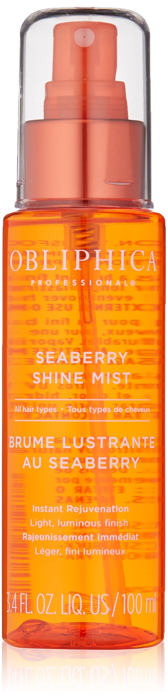 Obliphica Professional Seaberry Shine Mist – Instant Volume & Shine, 3.4 oz