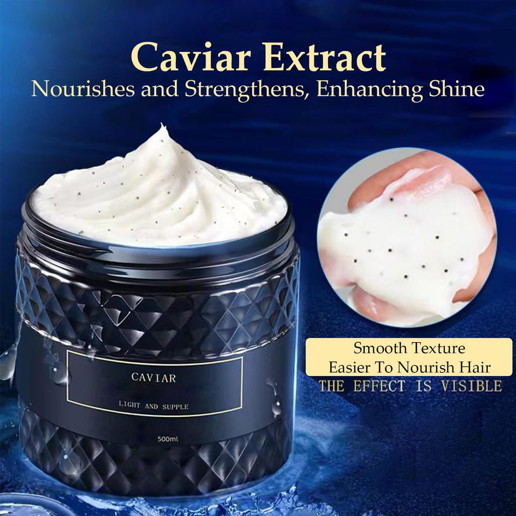 OBRADOYA Caviar Korean Hair Mask – Deep Repair & Moisture (16.9 fl oz / 500 ml)