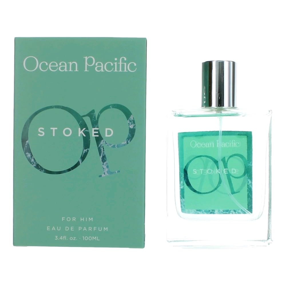 Ocean Pacific Stoked Eau De Parfum for Men 3.4 oz | Bold & Long-Lasting