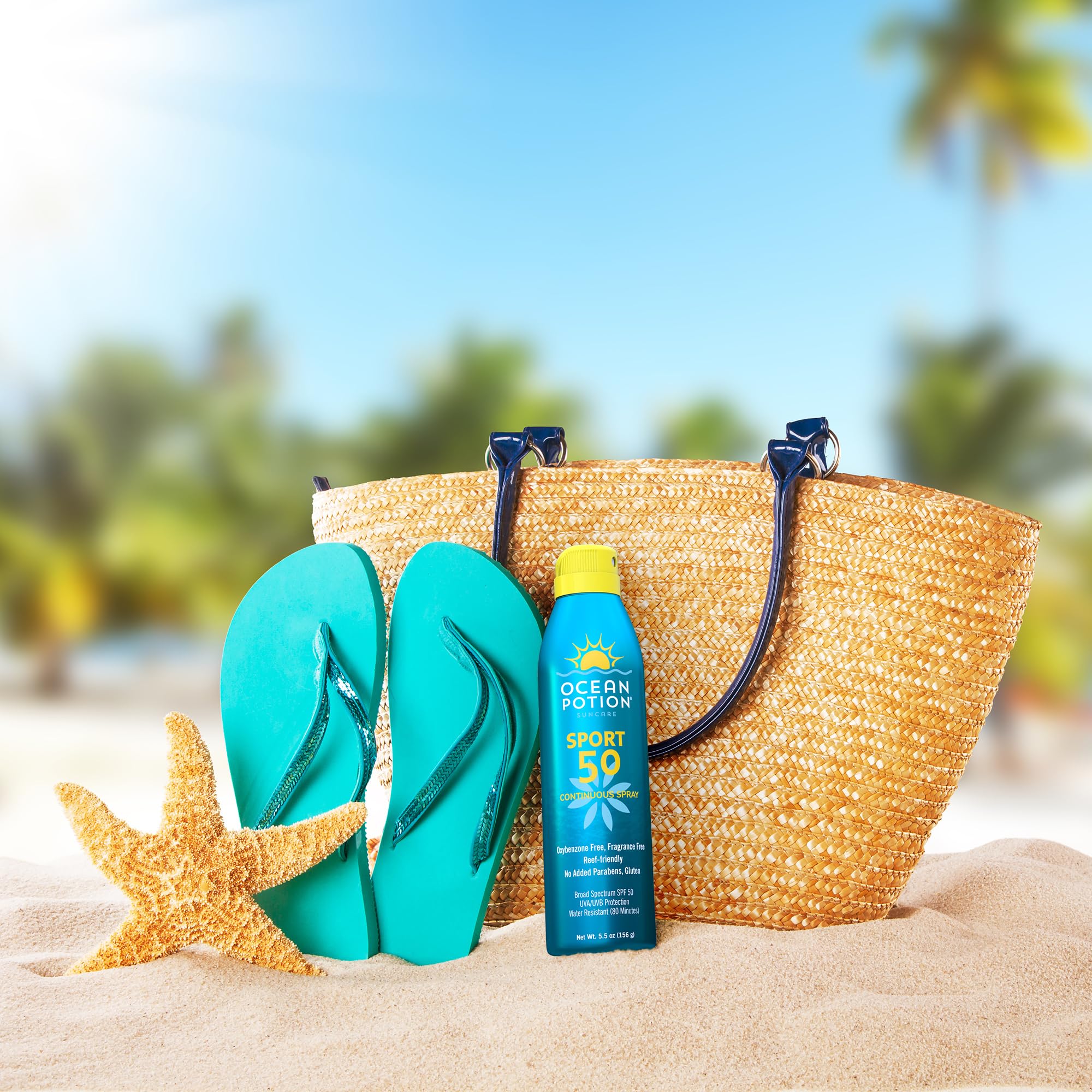 Ocean Potion Sport SPF50 5.5oz C-Spray – Pack of 2
