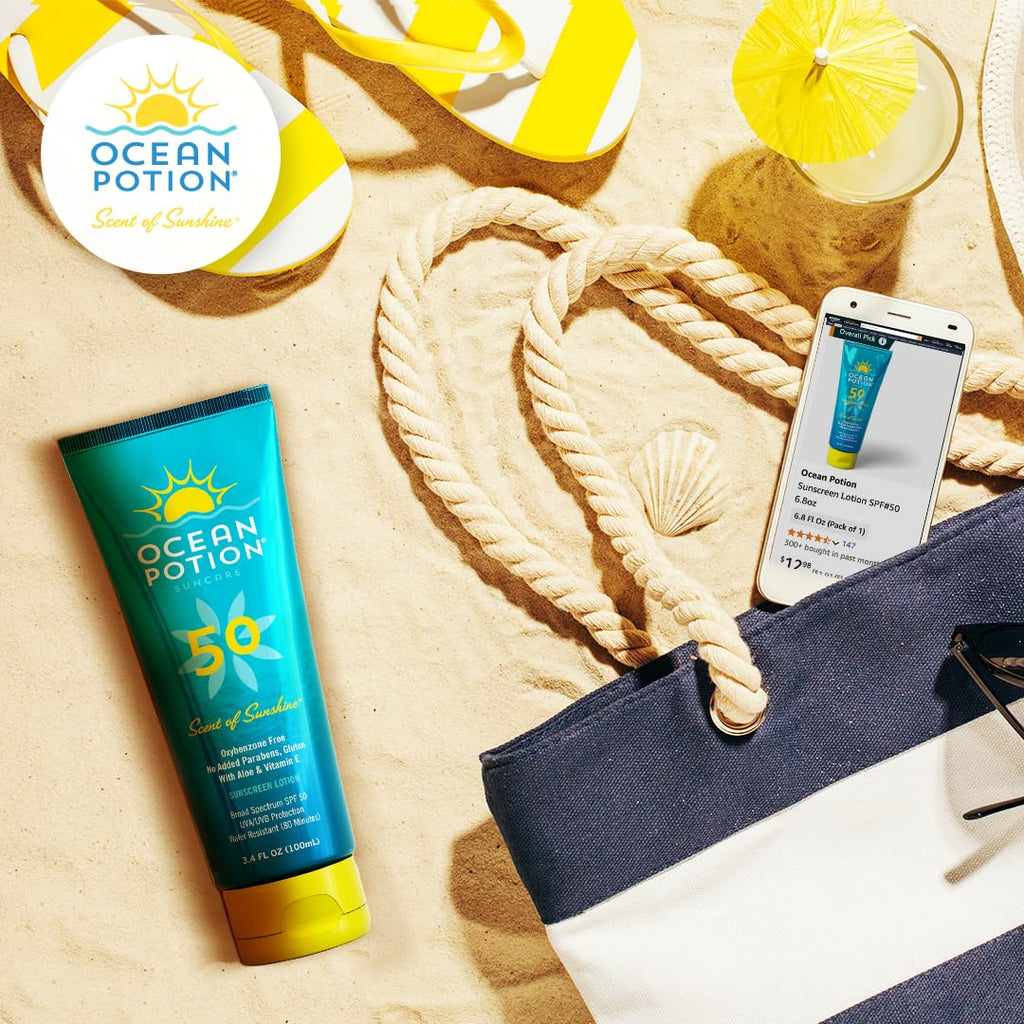Ocean Potion Sunscreen Lotion SPF50 6.8oz – Pack of 2