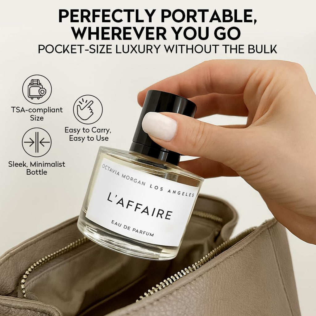 OCTAVIA MORGAN L'AFFAIRE Eau de Parfum | Floral-Sweet Jasmine, Saffron & Cedarwood | 50ml