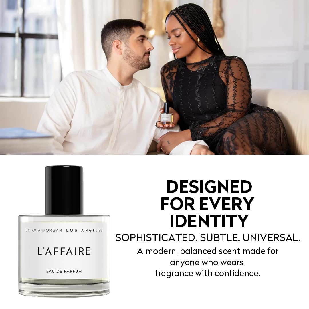 OCTAVIA MORGAN L'AFFAIRE Eau de Parfum | Floral-Sweet Jasmine, Saffron & Cedarwood | 50ml