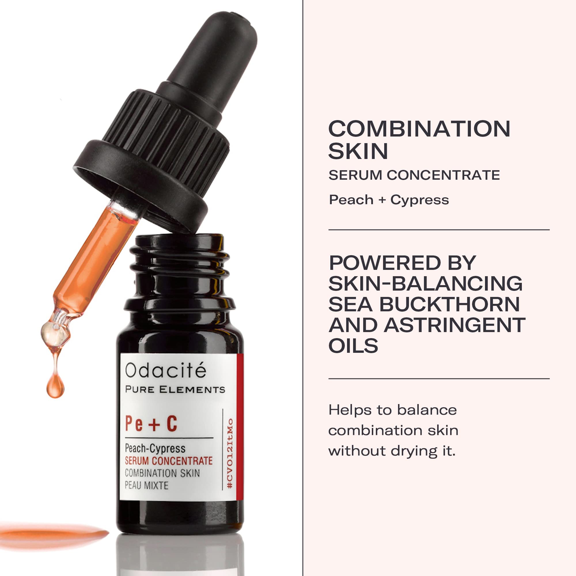 Odacité Acne Serum Concentrate for Face – Pore-Cleanser Facial Oil for Combination Skin | Purifying Anti-Aging Serum 0.17 fl oz