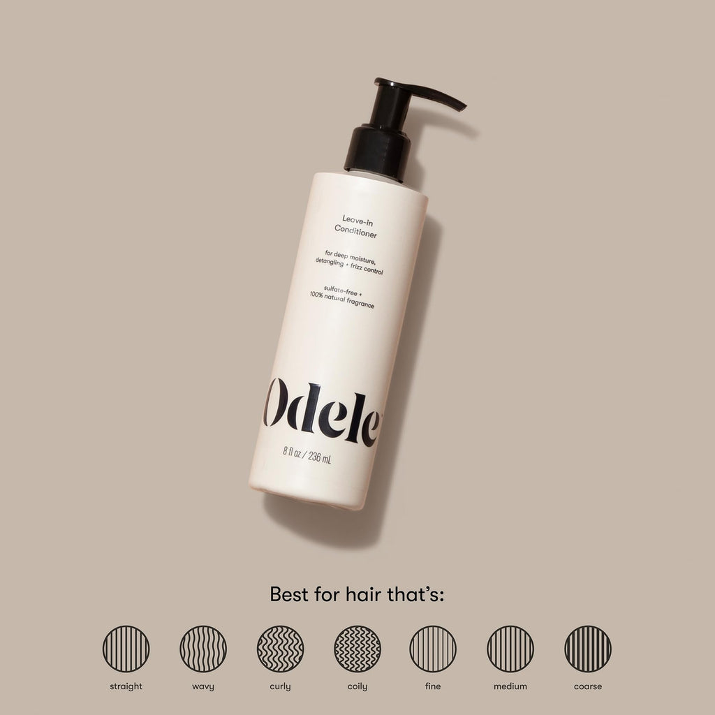 Odele Vegan Leave-In Conditioner – Deep Moisture, Detangling & Frizz Control (2-Pack, 8 fl oz)