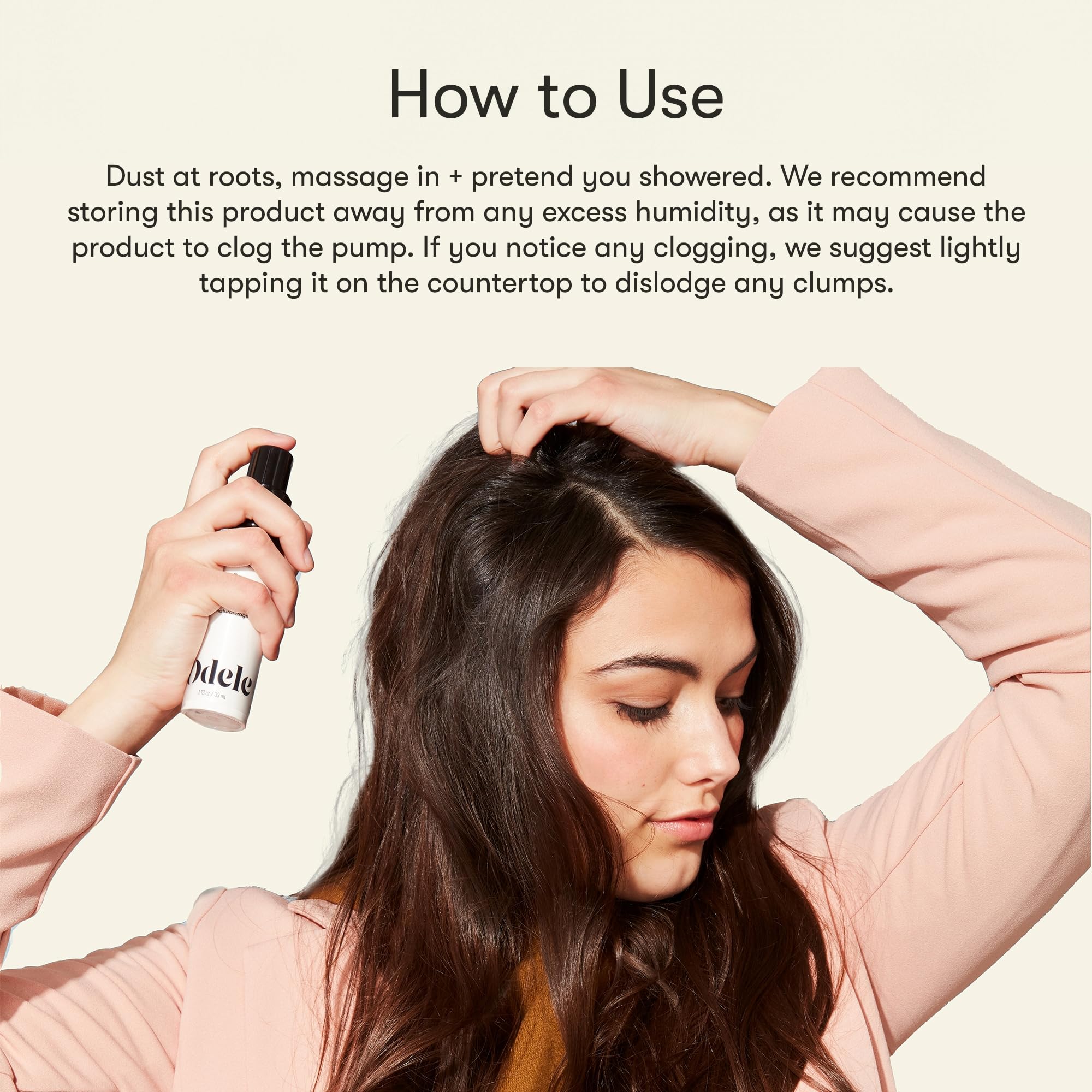 Odele Dry Shampoo | Oil-Absorbing Powder for Volume | All Hair Types | 1 oz