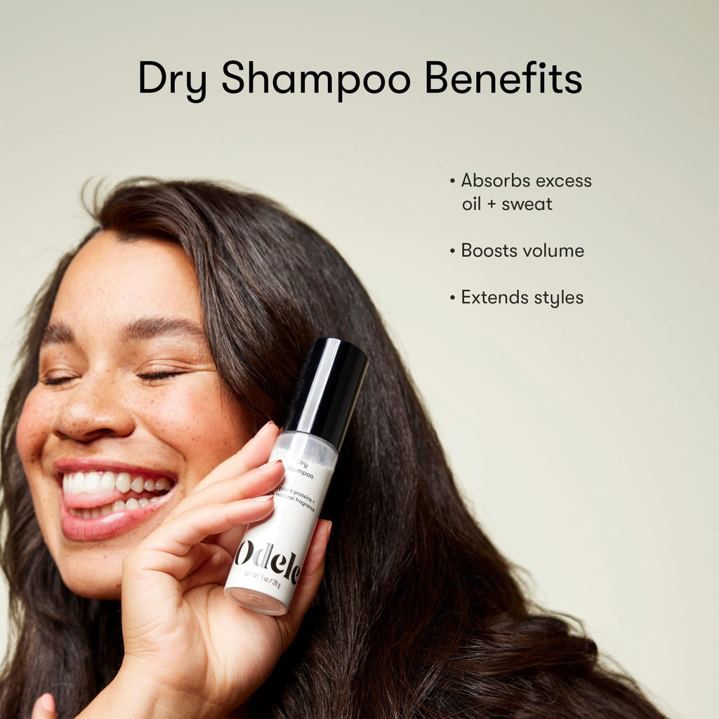 Odele Dry Shampoo | Oil-Absorbing Powder for Volume | All Hair Types | 1 oz