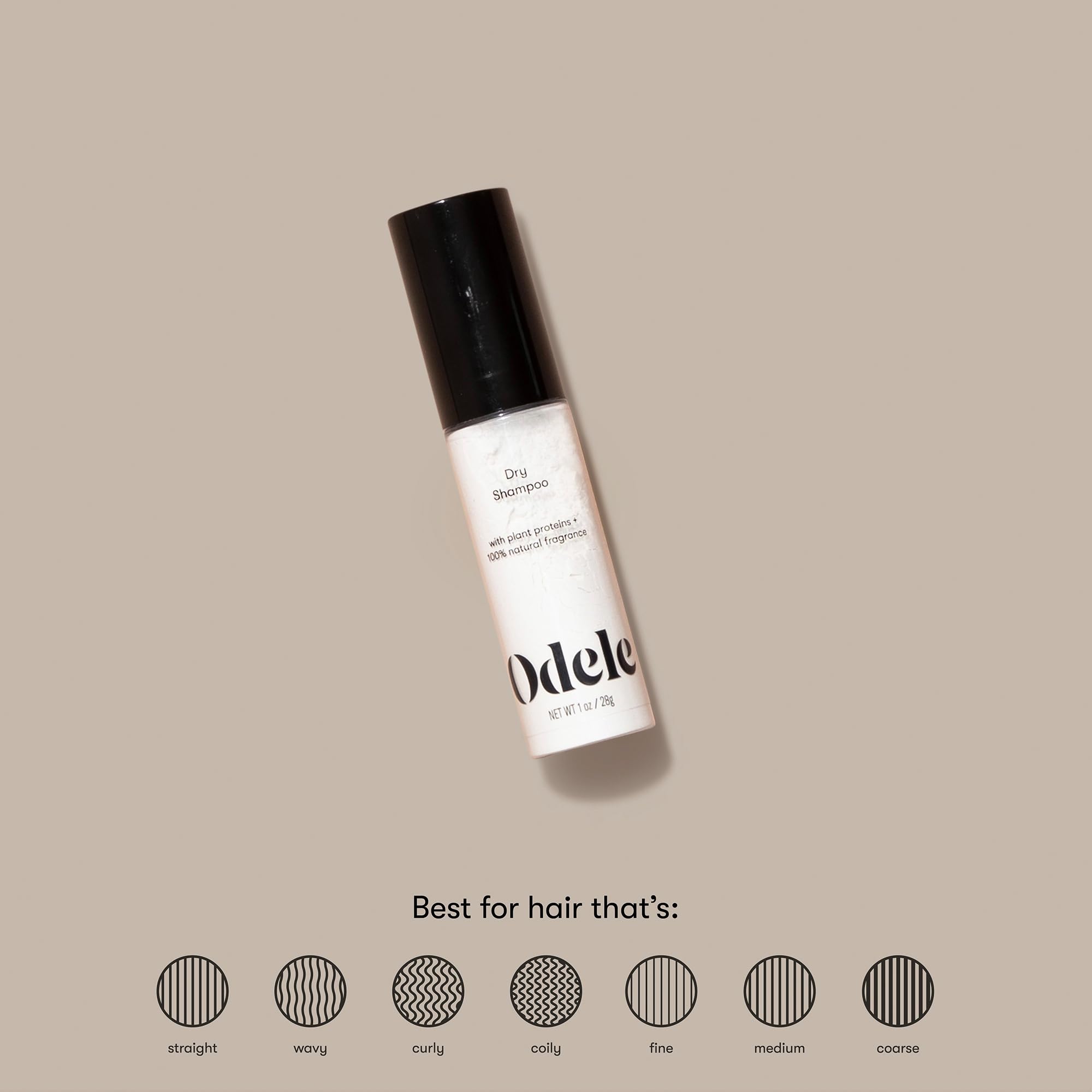 Odele Dry Shampoo | Oil-Absorbing Powder for Volume | All Hair Types | 1 oz
