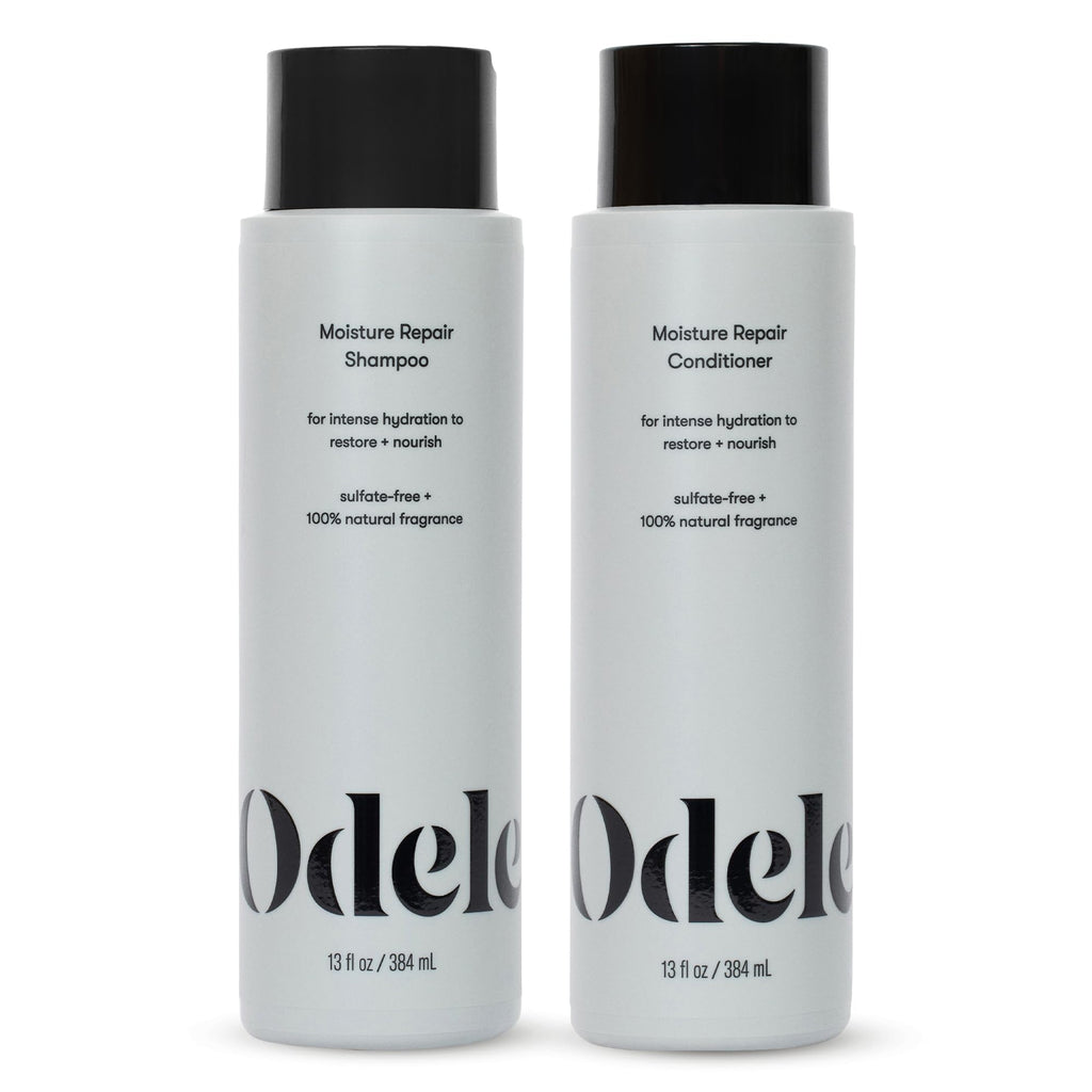 Odele Moisture Repair Sulfate-Free Shampoo & Conditioner Set – Deep Hydration 13 oz Each (2-Pack)