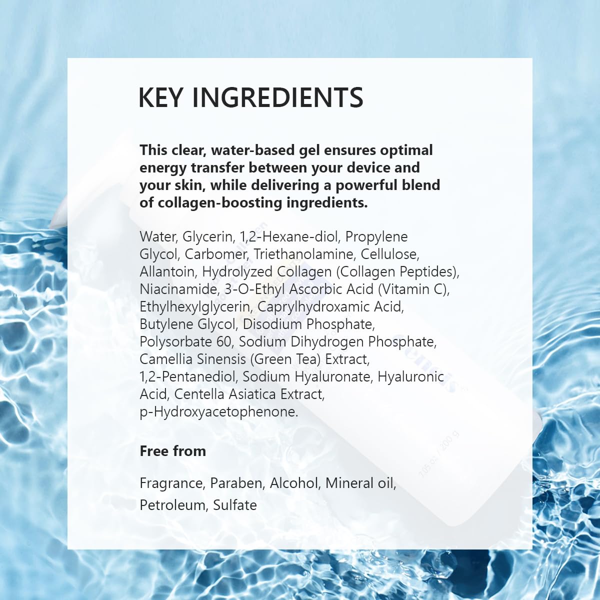 Oeneis Hydro-Collagen Boost Gel – Conductive Facial Gel for Microcurrent & RF