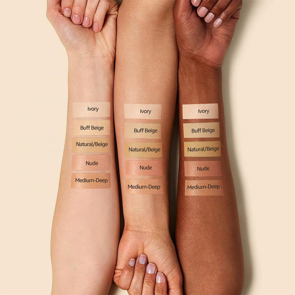 OETUIOW Mushroom Head Air Cushion CC Cream – All-Skin Types, Buff Beige | Long-Lasting, Full Coverage BB Cream Foundation