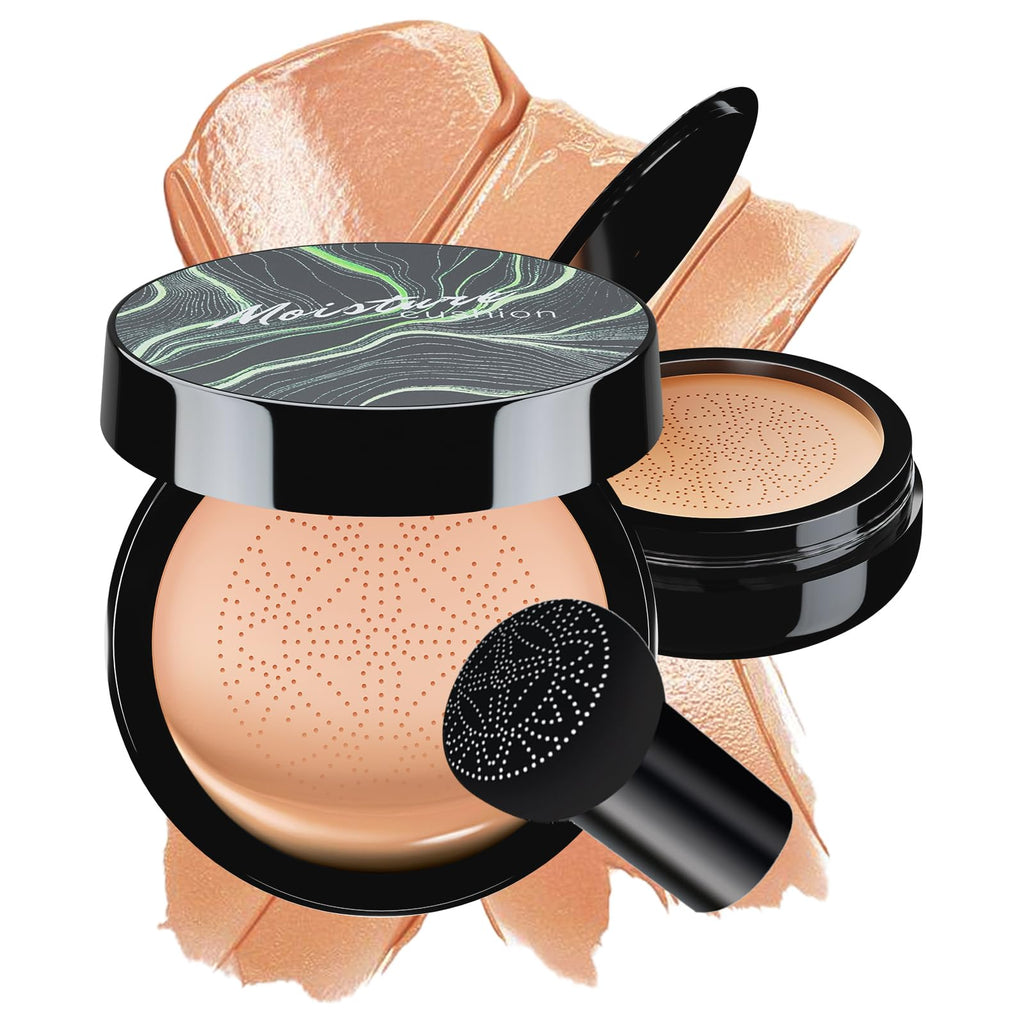OETUIOW Mushroom Head Air Cushion CC Cream — Hydrating BB for Mature Skin, Long-Lasting, Even Tone