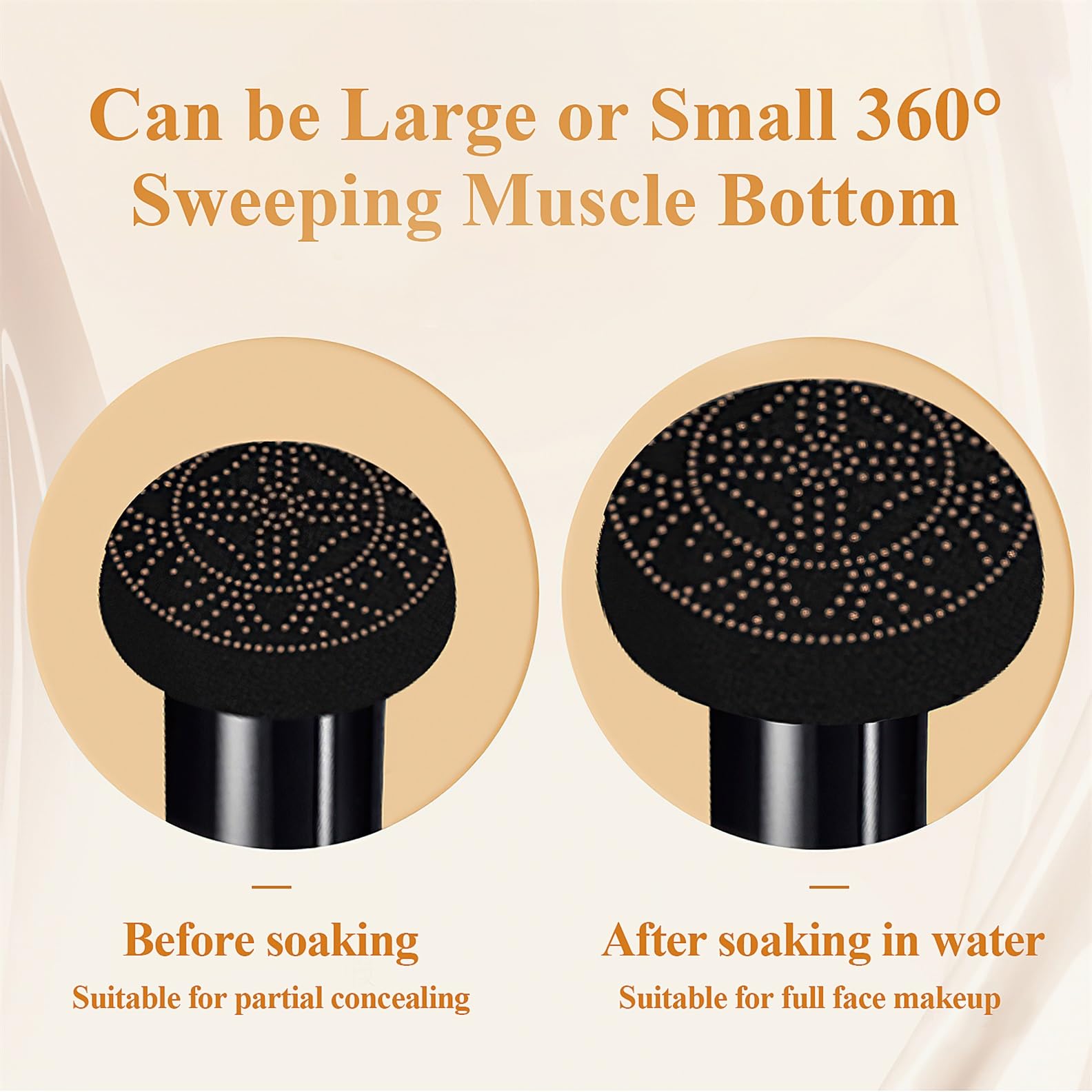 OETUIOW Mushroom Head Air Cushion CC Cream – Full Coverage BB Cream (Ivory)