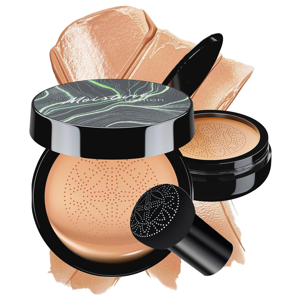 OETUIOW Mushroom Head Air Cushion CC Cream Medium – Long-Lasting BB Cream for Mature Skin
