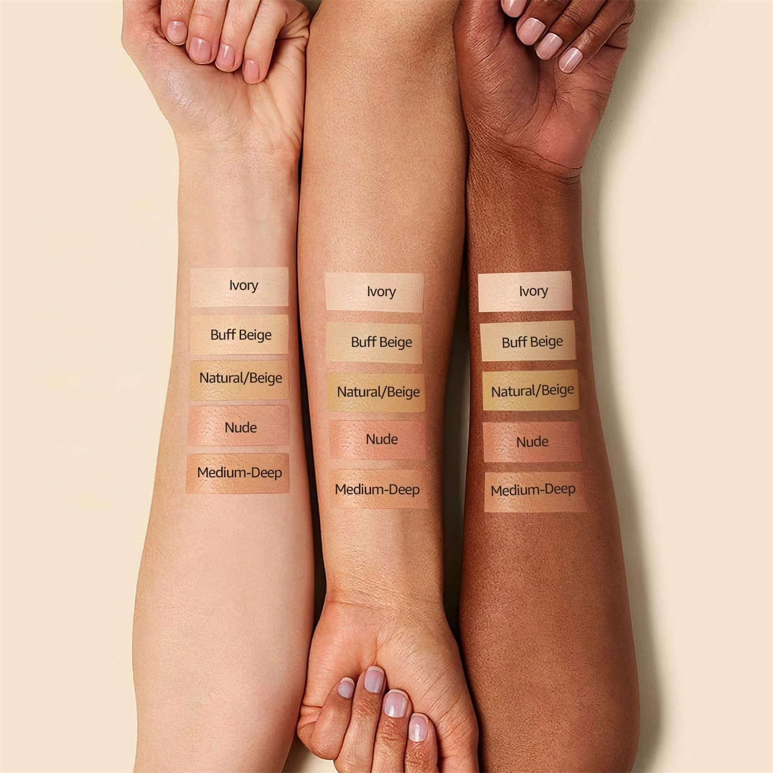 OETUIOW Mushroom Head Air Cushion CC Cream – Full Coverage BB Cream (Ivory)