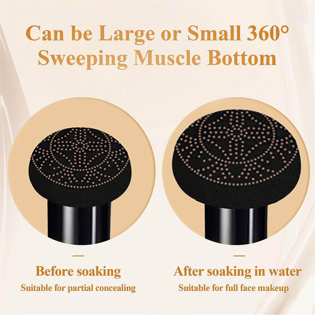 OETUIOW Mushroom Head Air Cushion CC Cream Medium – Long-Lasting BB Cream for Mature Skin