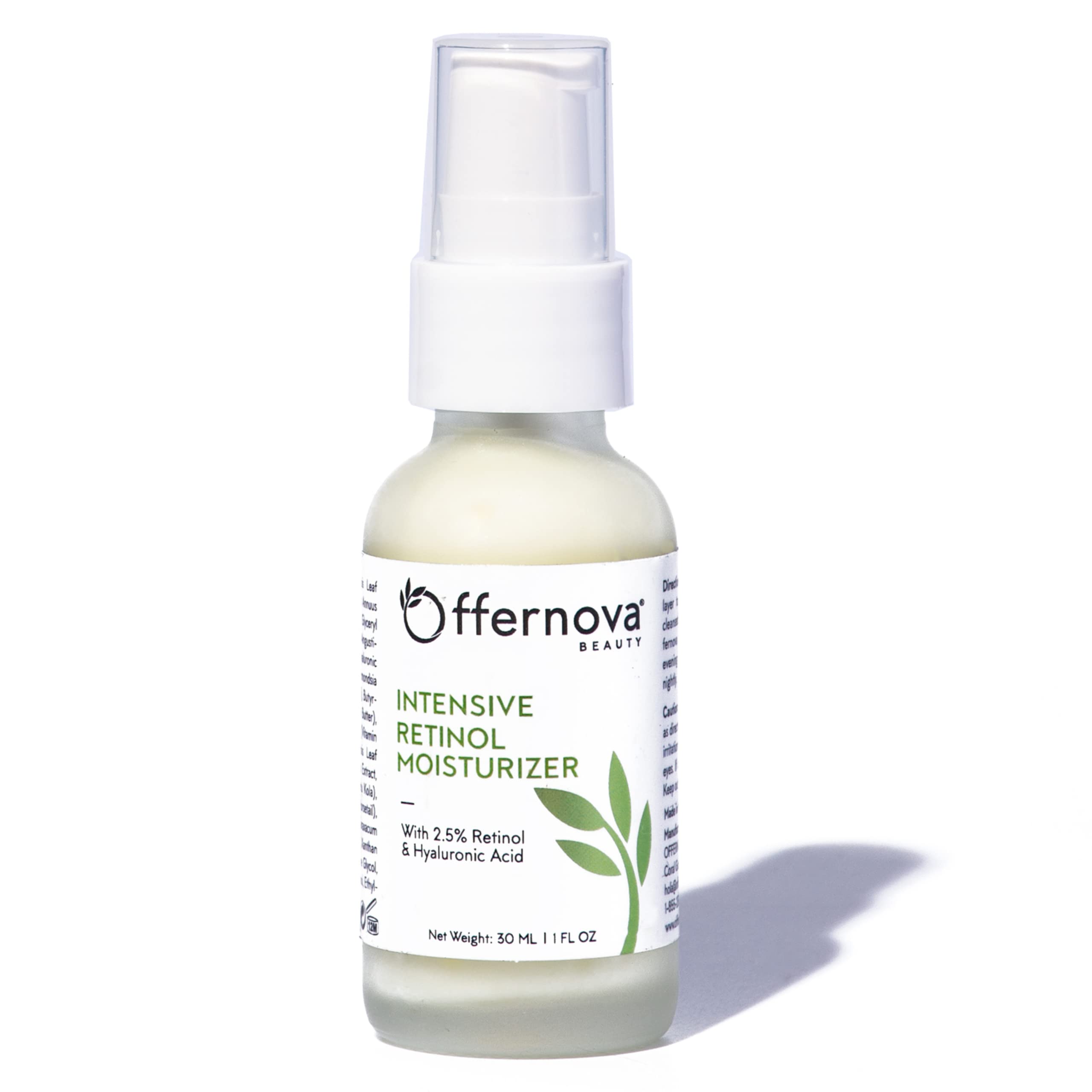 Offernova Intensive Retinol Moisturizer – Deep Hydration Night Cream with 2.5% Vitamin A, Hyaluronic Acid & Vitamin E